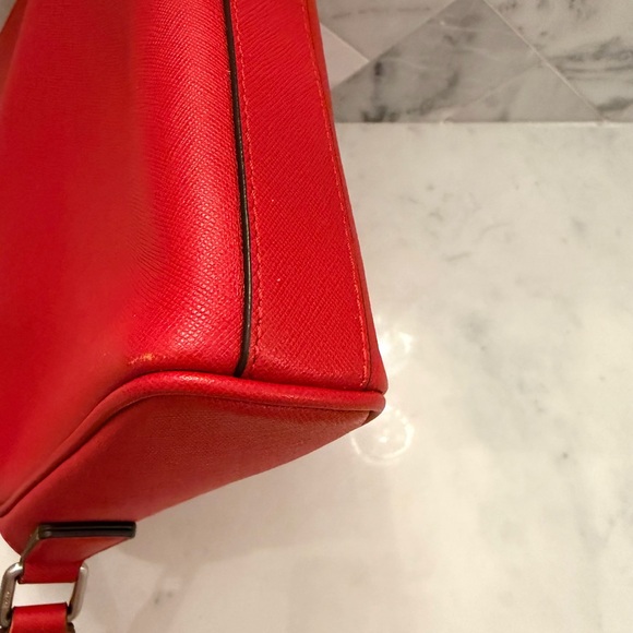 AUTHENTIC MCM Bold Red Messenger/Crossbody and Shoulder Bag! UNISEX - Picture 15 of 15